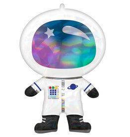 Amscan folieballon supershape astronaut holographic