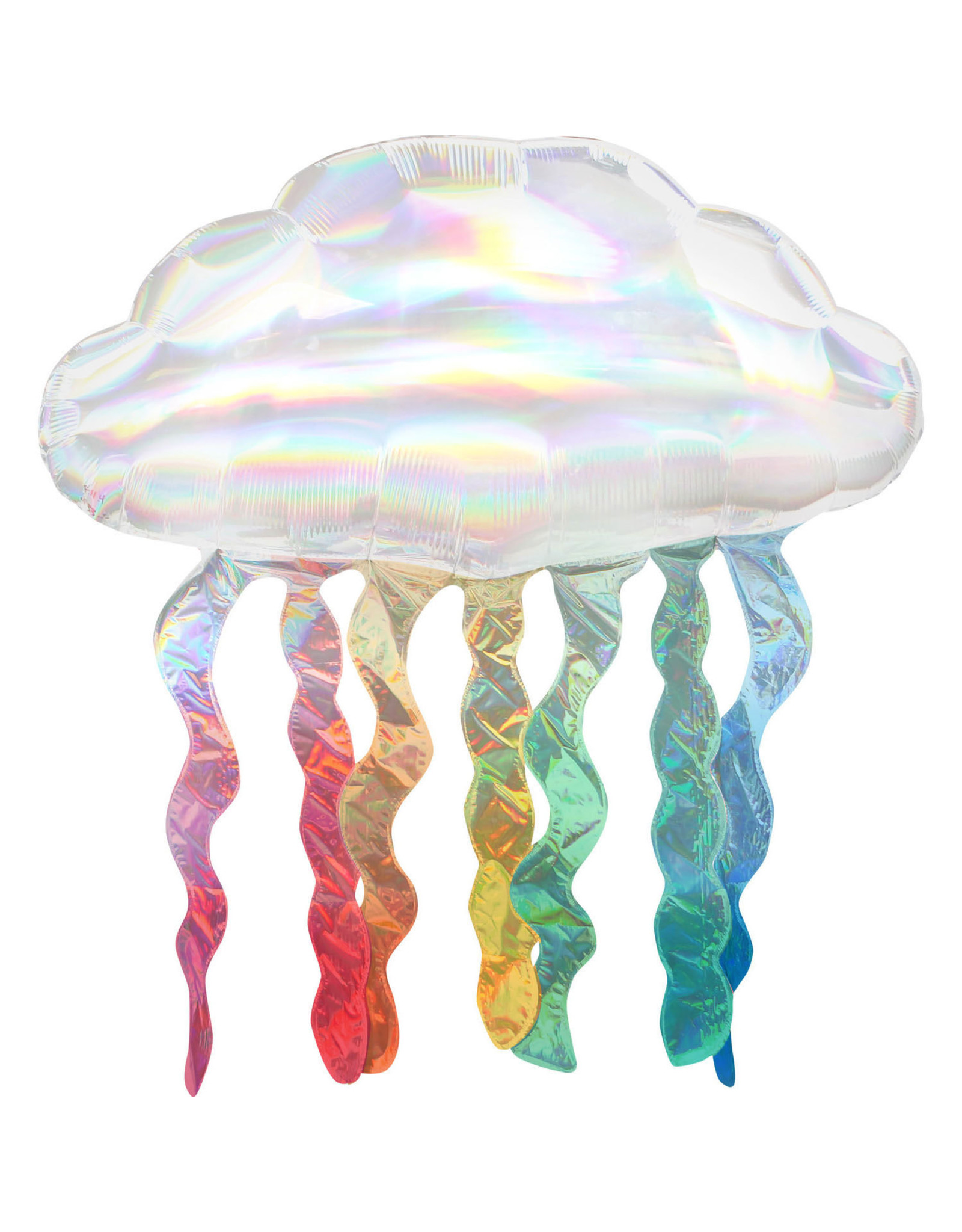 Amscan folieballon holographic wolk pastel kleuren 76 x 45 cm