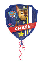Folieballon supershape Paw Patrol badge 63 x 68 cm Folieballon supershape Paw Patrol badge 63 x 68 cm