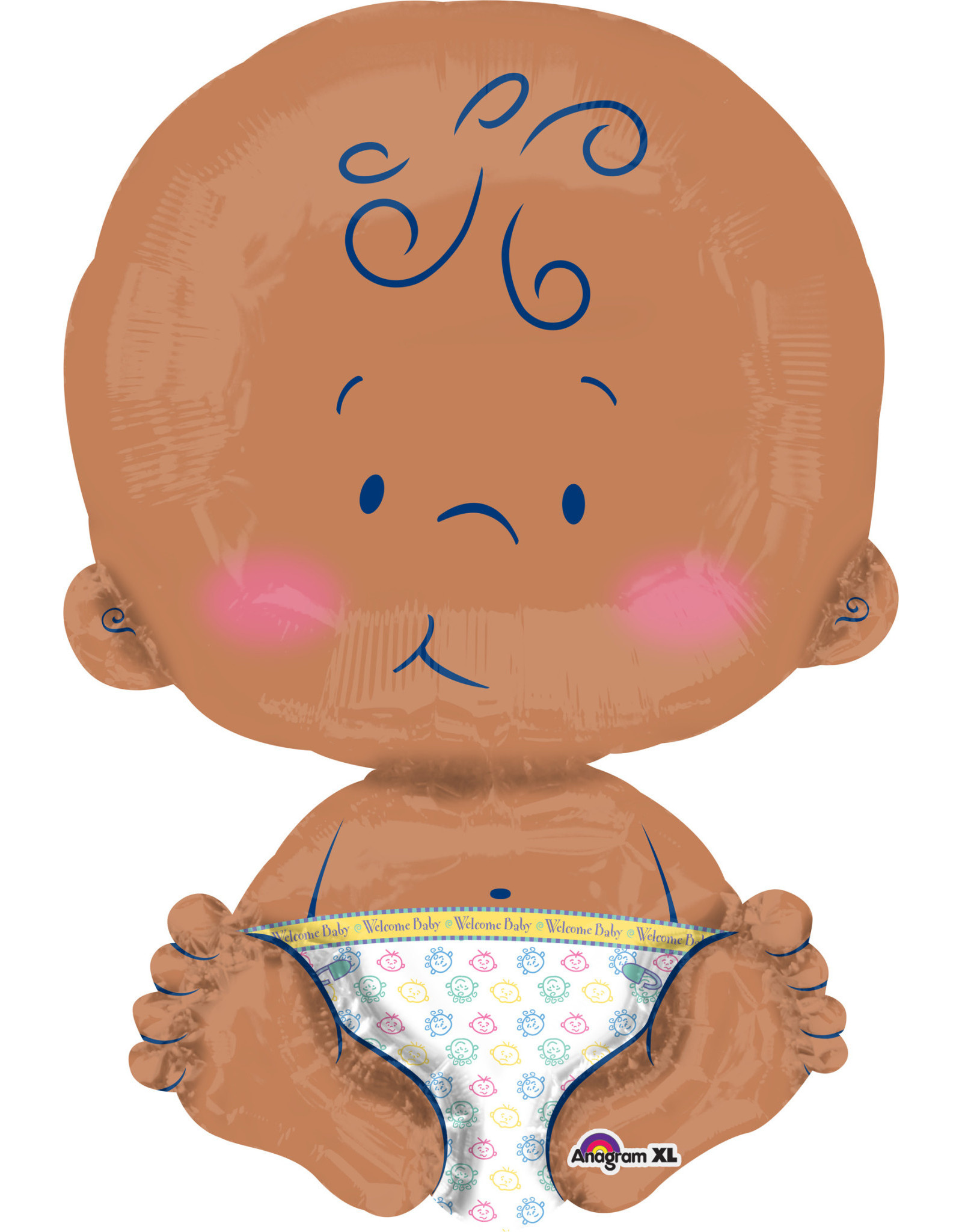 Folieballon celebrate baby nr2 40x60cm
