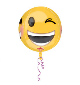 Amscan folieballon orbz Emoticon 38 x 40 cm