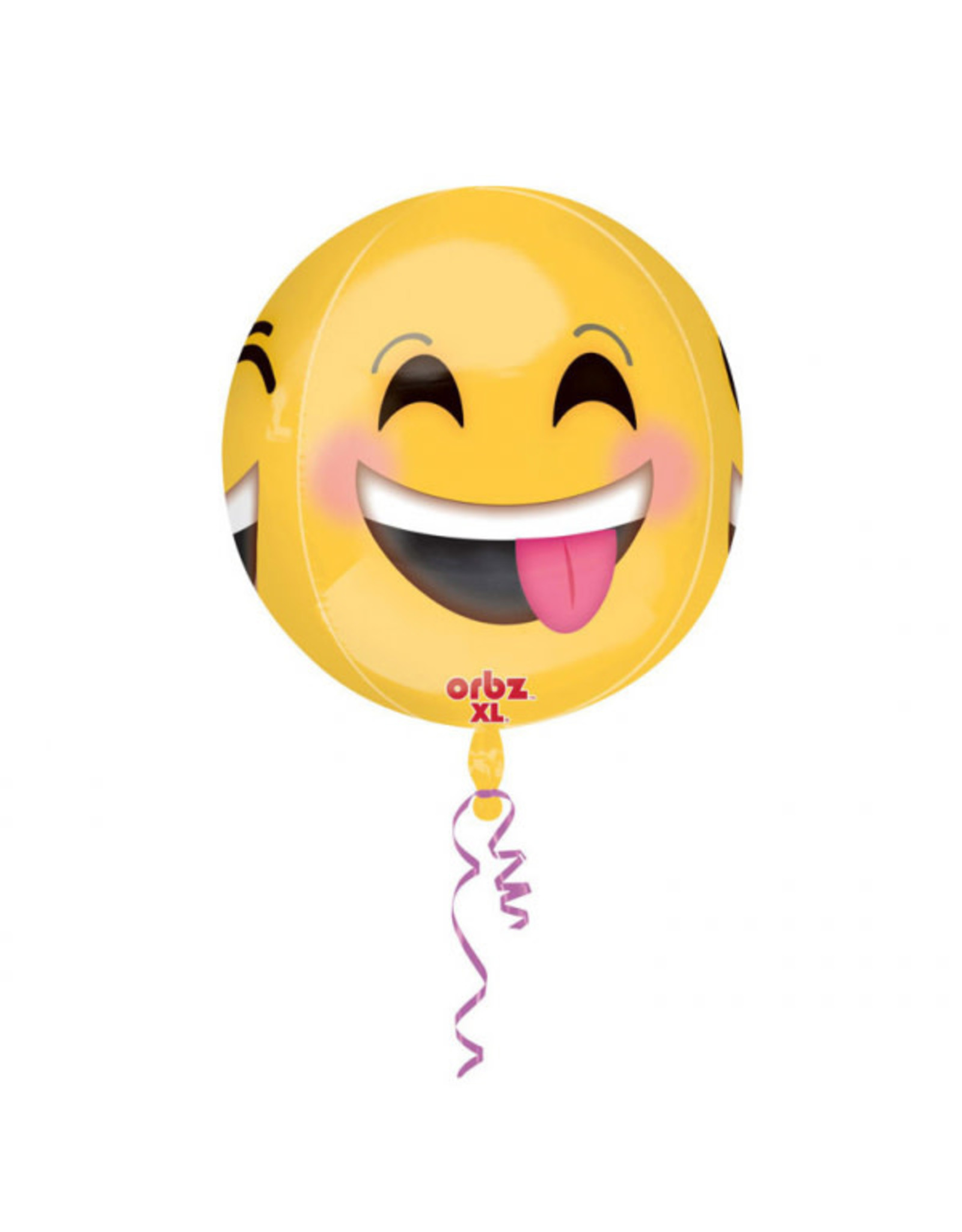 Amscan folieballon orbz Emoticon 38 x 40 cm