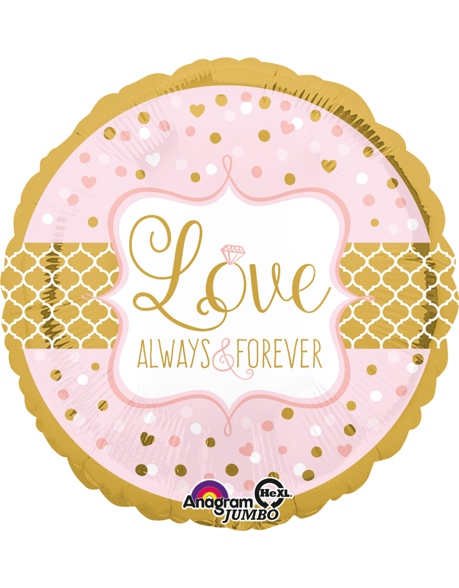 Amscan folieballon love always&forever supershape 71 cm