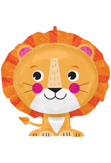 Folieballon supershape leeuw 60 x 53 cm