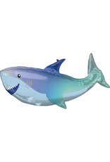 Folieballon supershape haai 92 x 44 cm