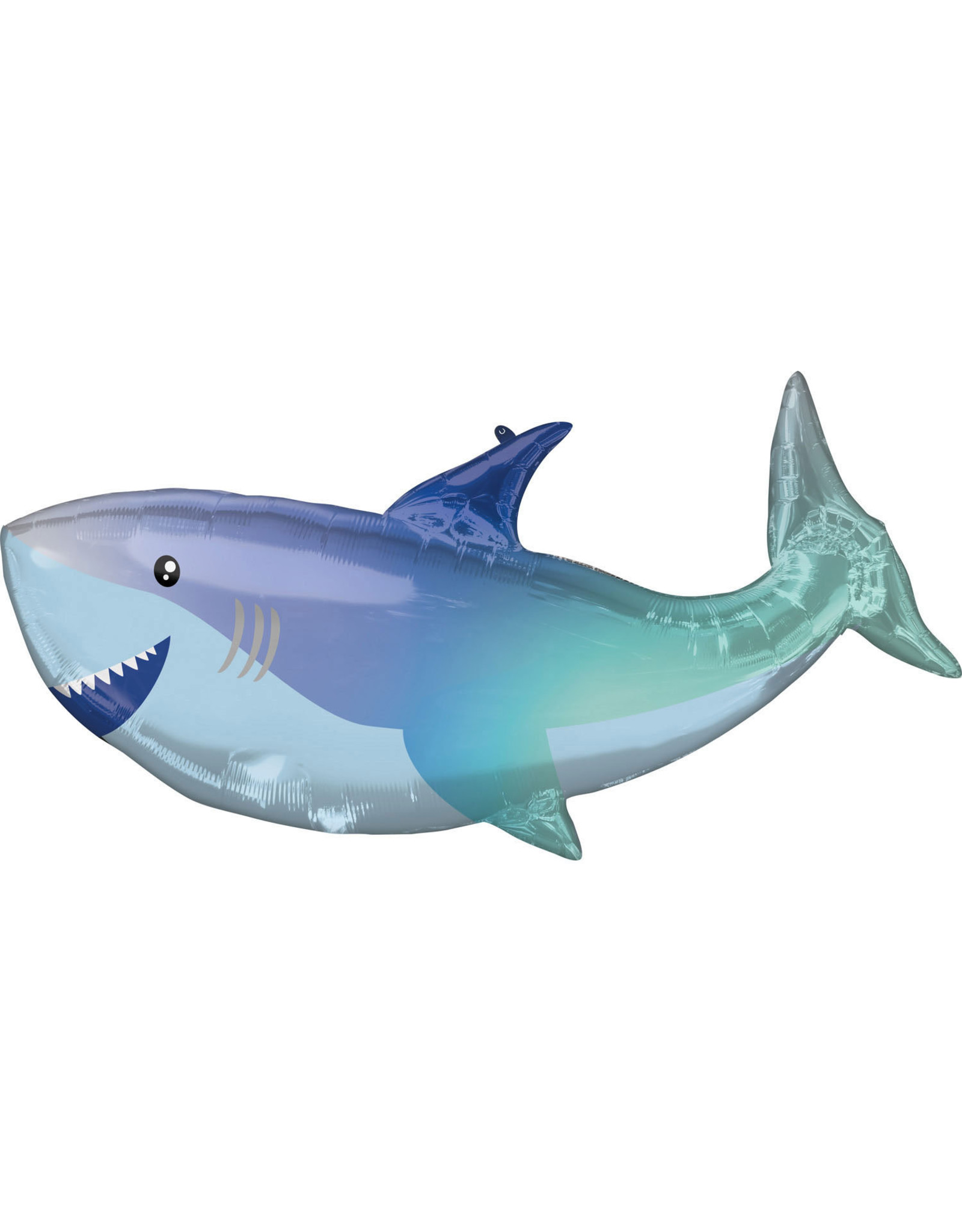 Folieballon supershape haai 92 x 44 cm