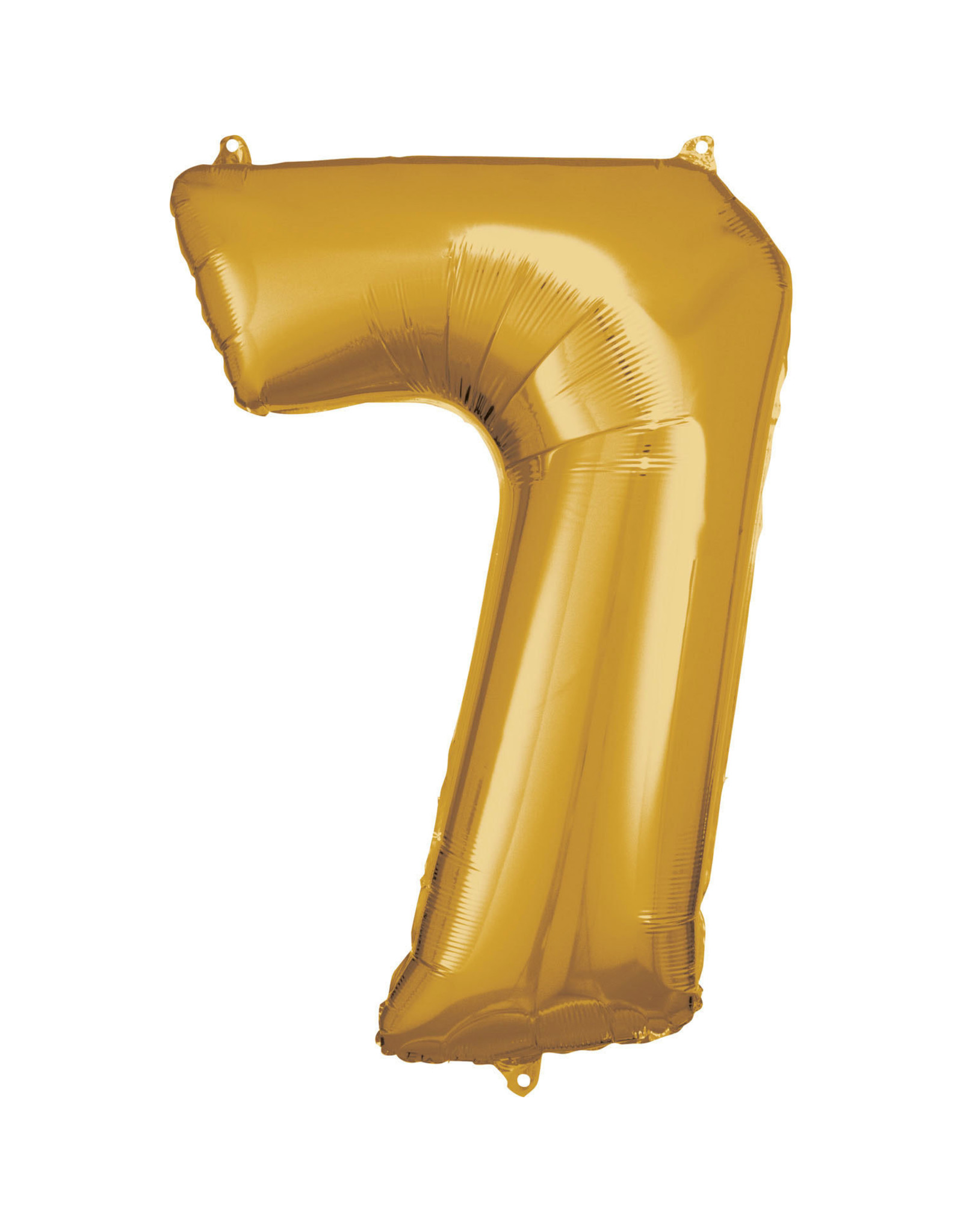 Folieballon goud cijfer 7 86 cm