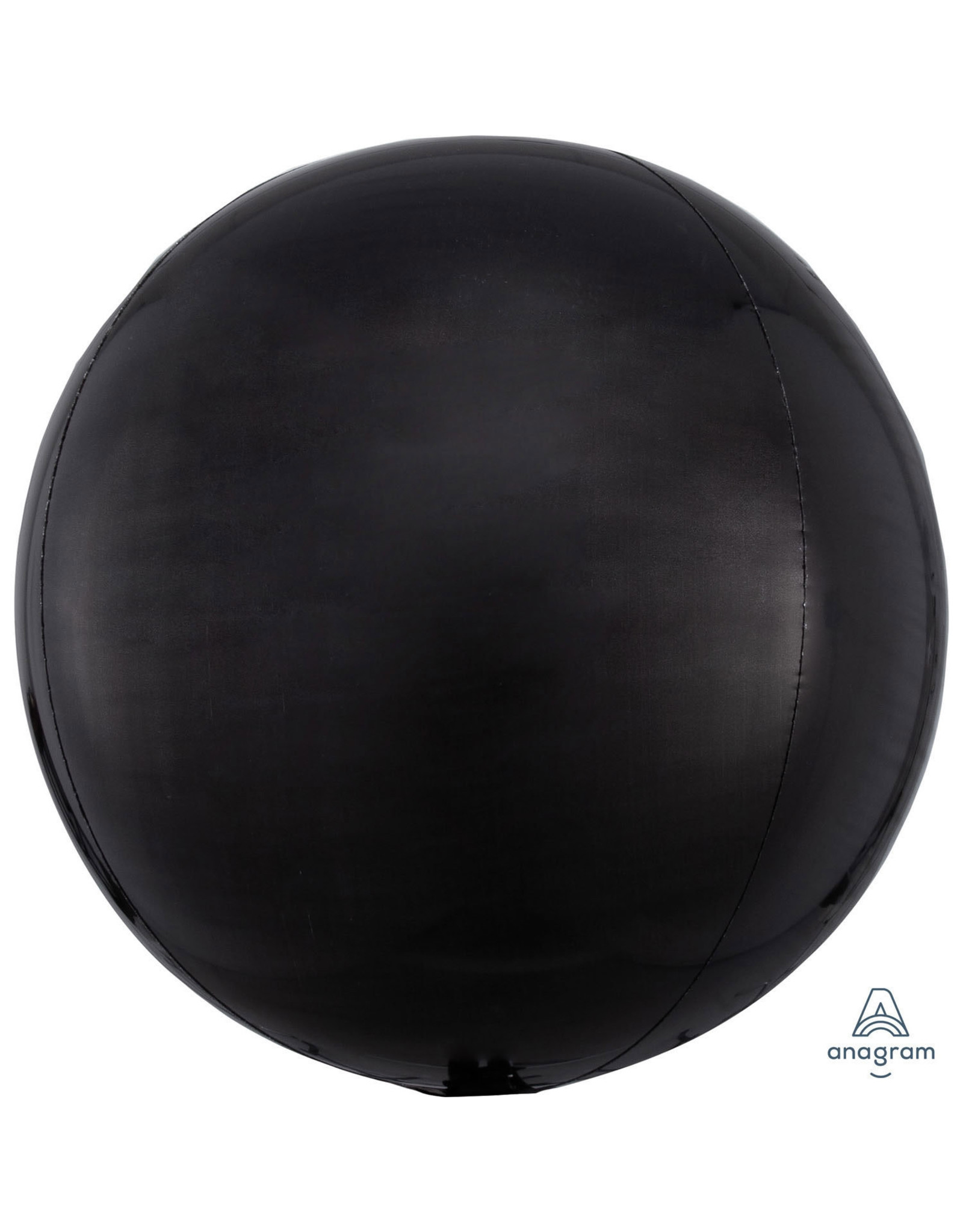 Amscan folieballon orbz zwart metallic
