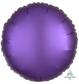 Amscan folieballon paars vorm rond 43 cm
