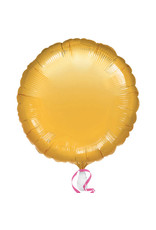 Folieballon rond goud metallic 43 cm