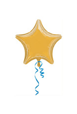 Folieballon ster goud metallic 48 cm