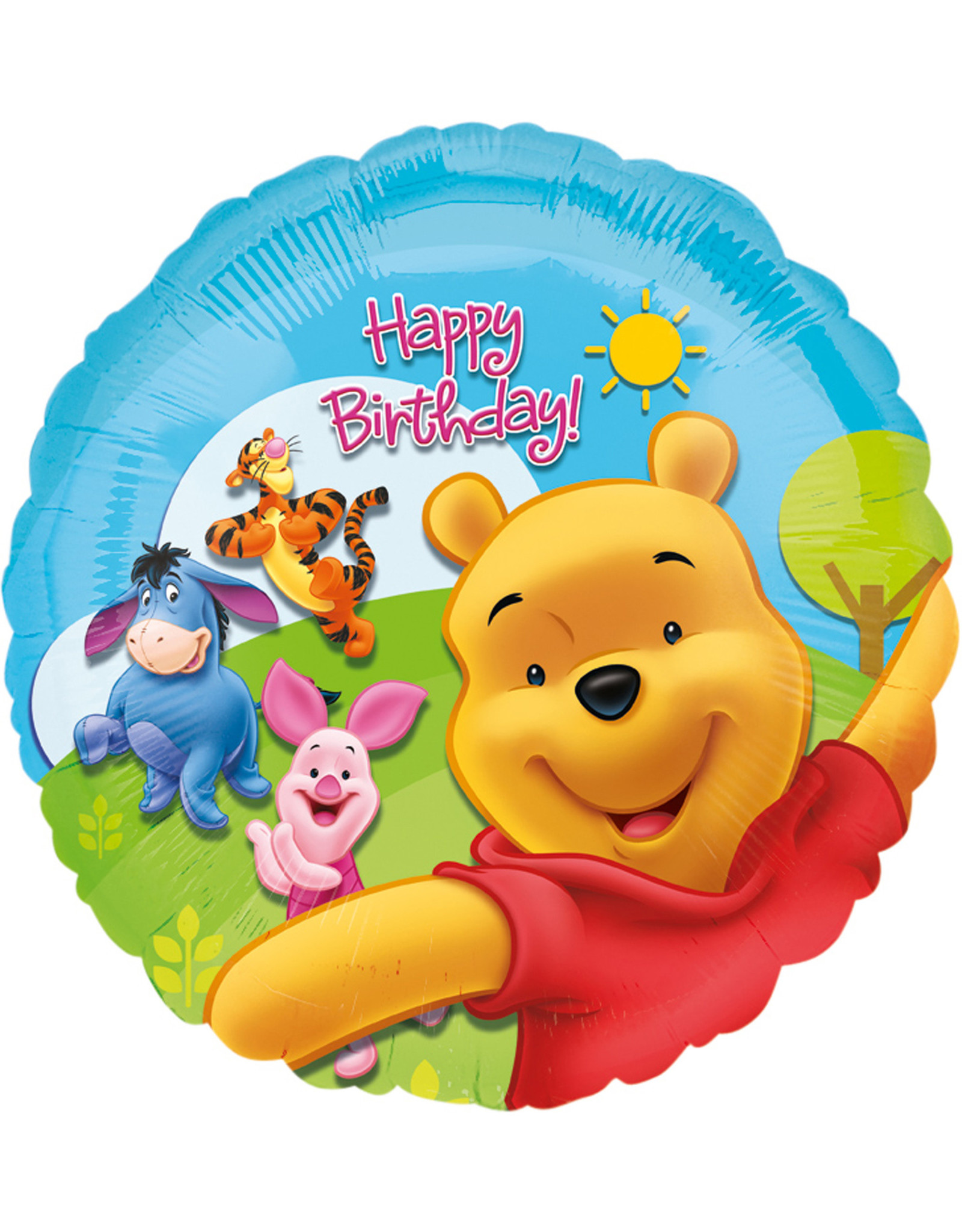 Amscan folieballon Winnie the pooh 43 cm