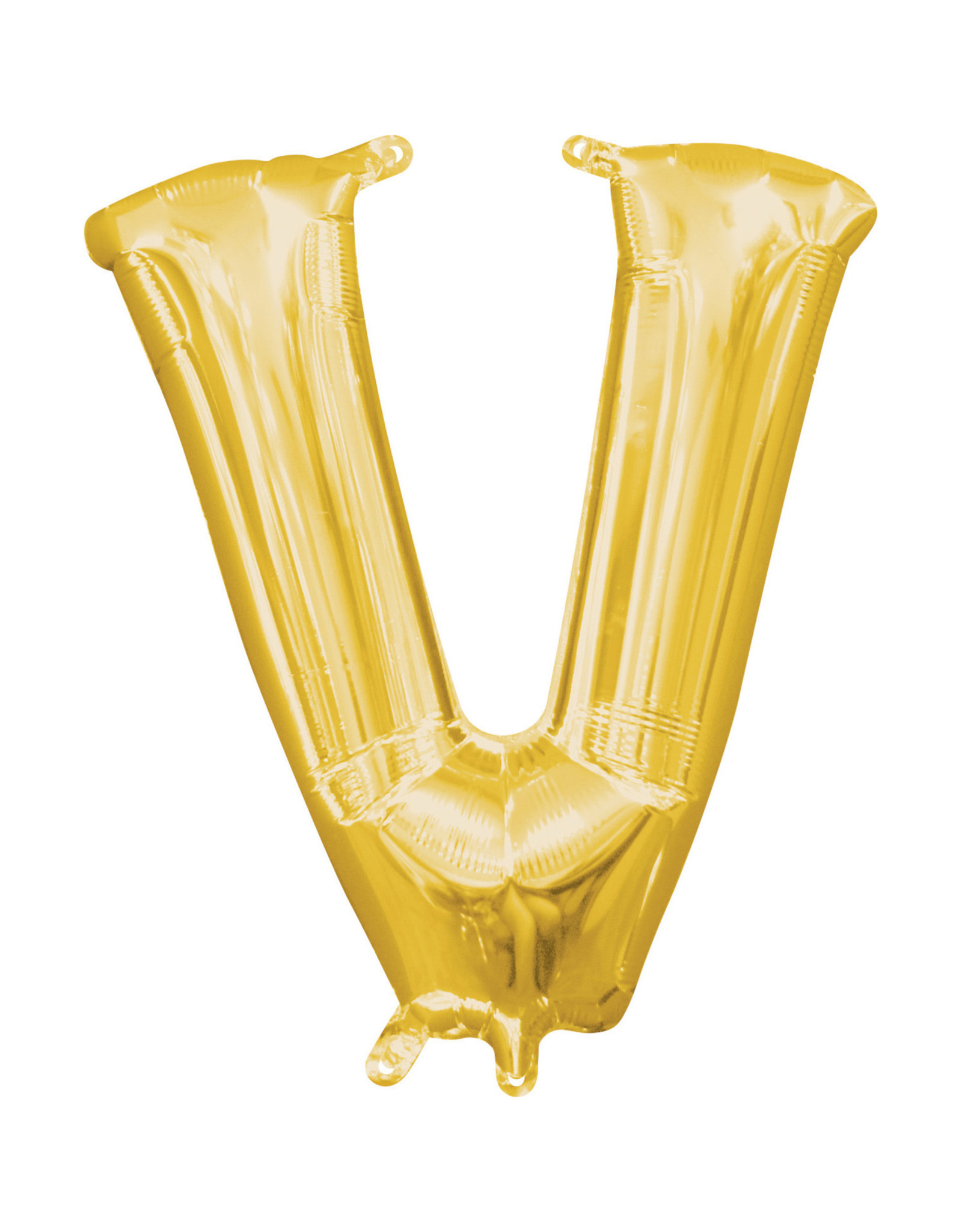 Amscan folieballon goud letter V 40 cm