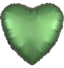 Amscan folieballon groen hart 43 cm