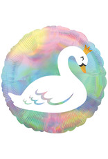 Folieballon lovely swan 45 cm