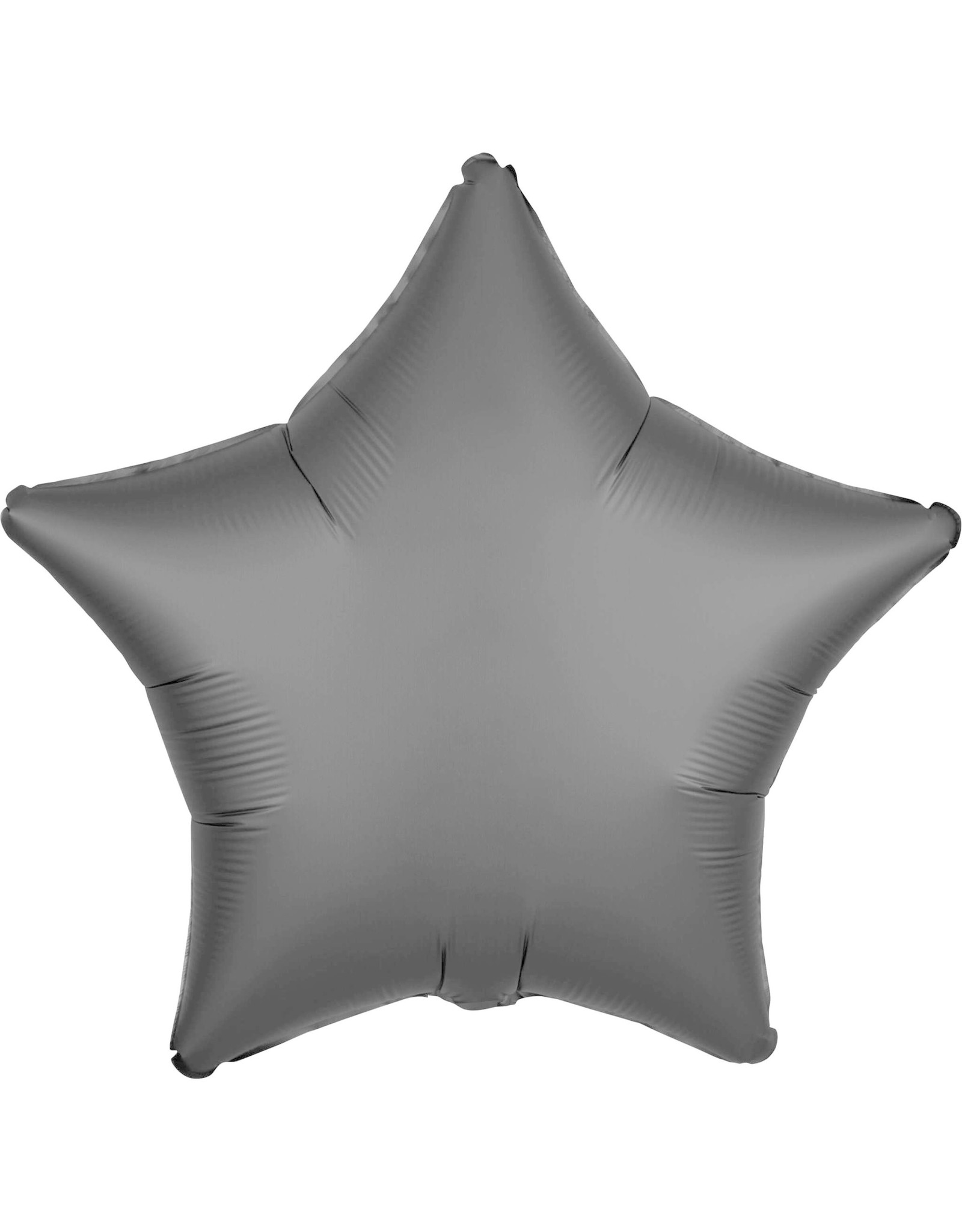 Folieballon zwart vorm ster 48 cm