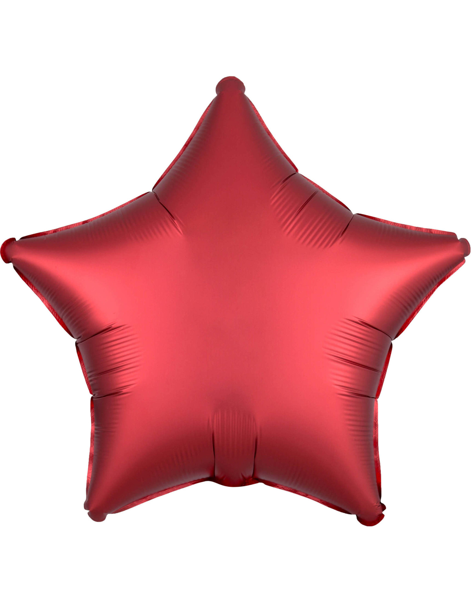 Amscan folieballon donkerrood vorm ster 48 cm