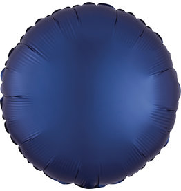 Amscan folieballon navy blue vorm rond 43 cm