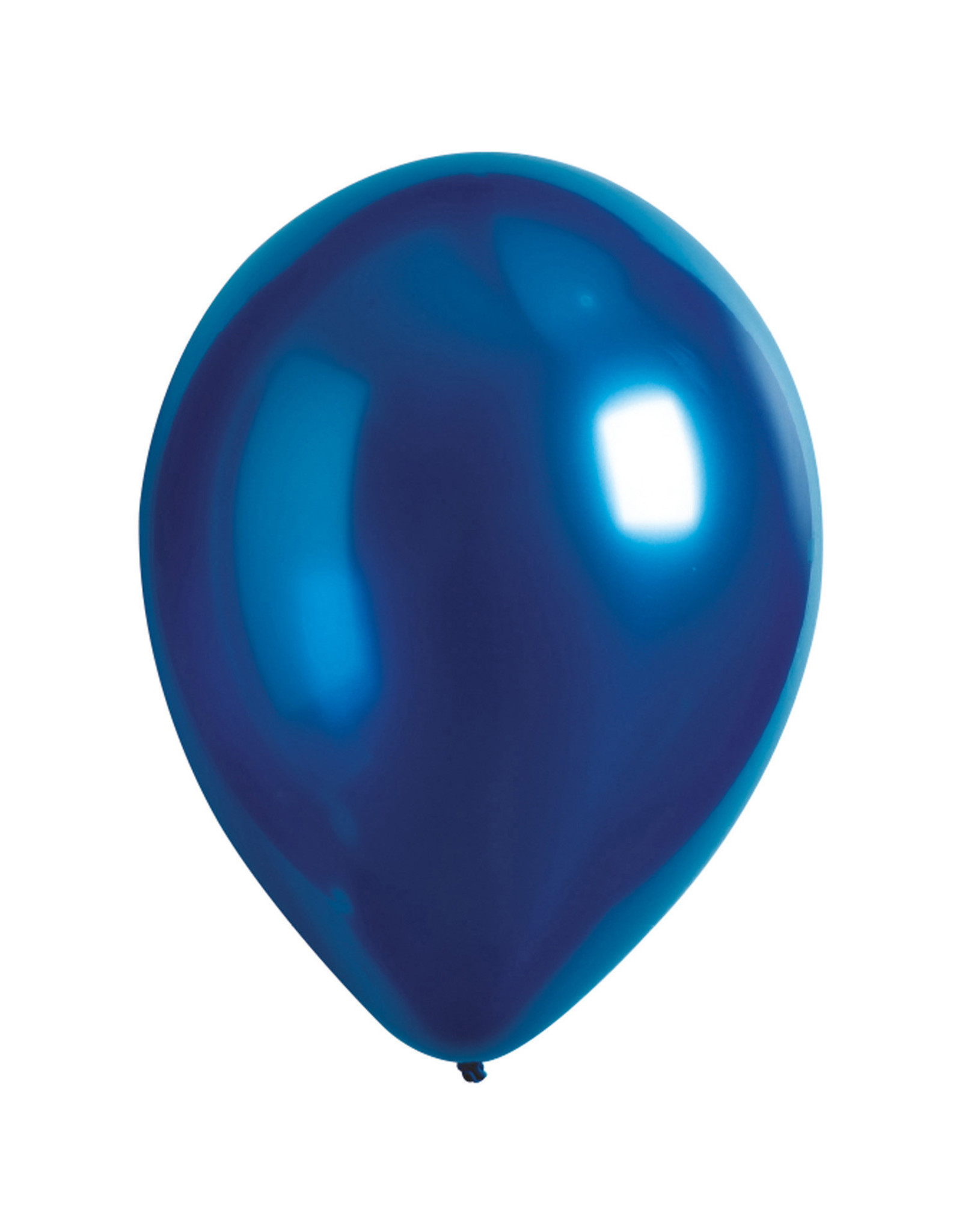 Everts latex ballonnen chroom blauw 11 inch 50 stuks