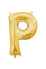 Amscan folieballon goud letter P 40 cm