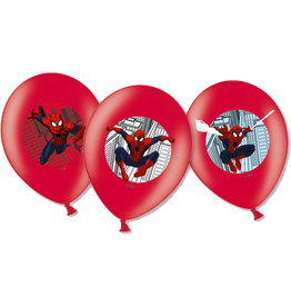 Spiderman latex ballonnen 27 cm 8 stuks