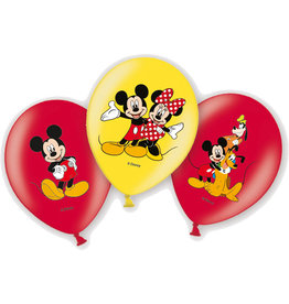 Mickey mouse latex ballonnen 11 inch 8 stuks