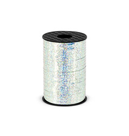 Rol lint zilver glitter 5 mm 225 meter