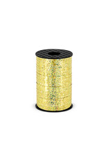 Rol lint goud glitter 5 mm 225 meter