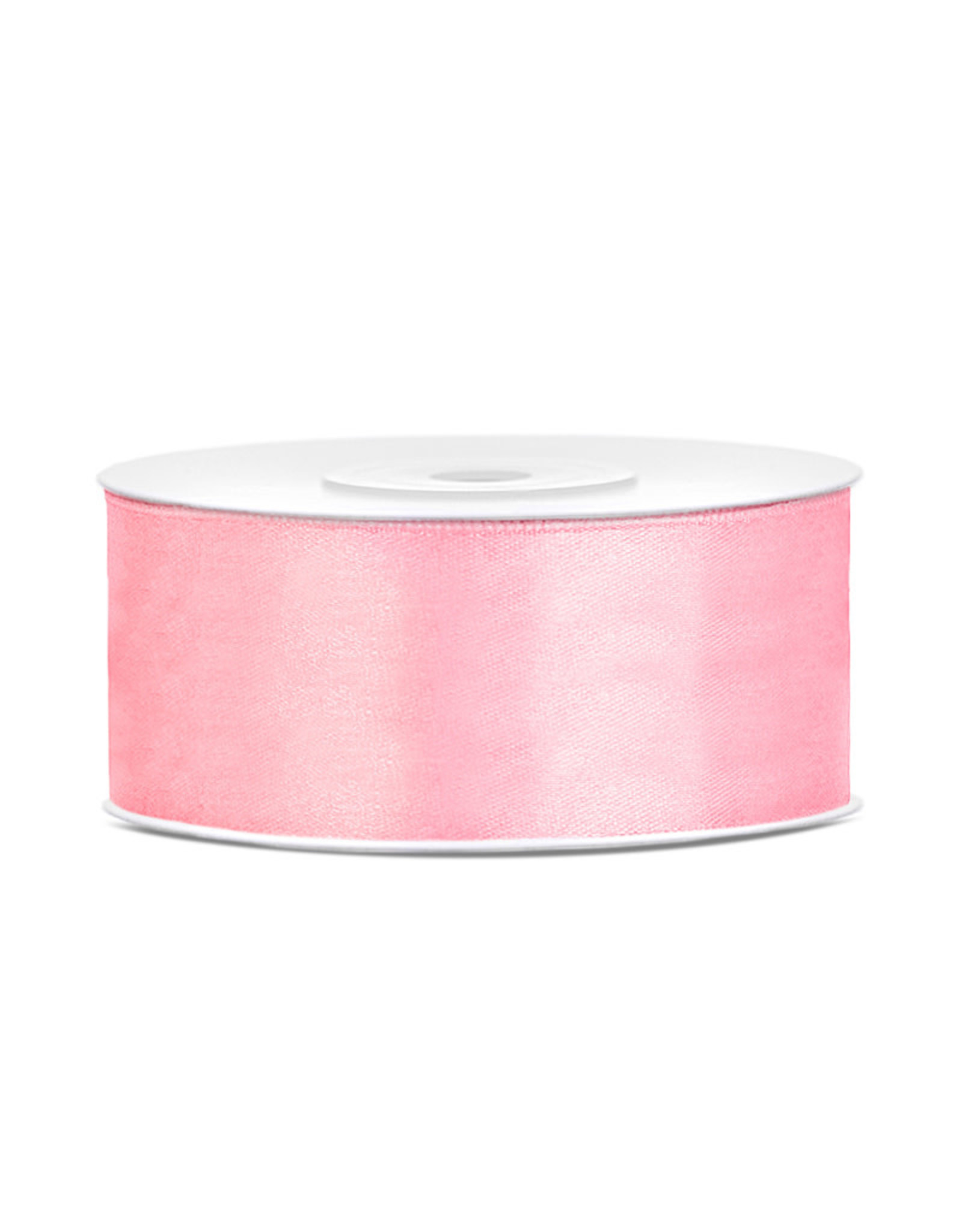 Satijn lint baby roze 25 mm 25 meter