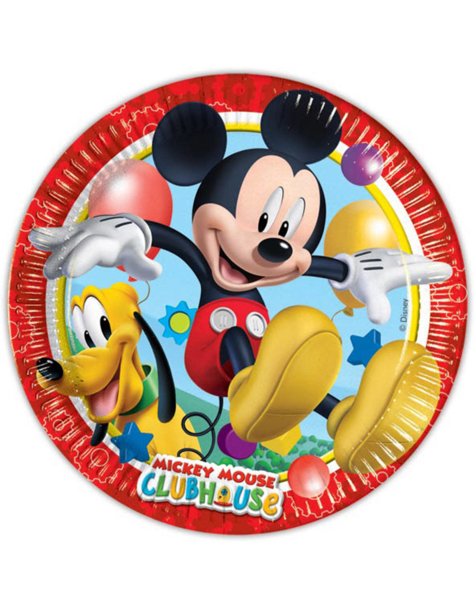 Mickey Mouse borden 23cm 8 stuks