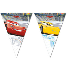 Disney Cars plastic vlaggenlijn 2,3 meter