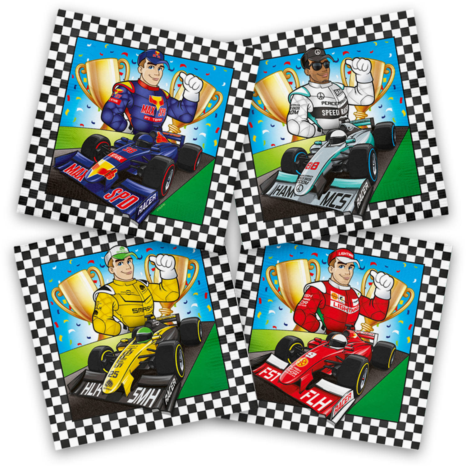 Formule 1 Servetten 20 Stuks 33 X 33 Cm Celebrate Online