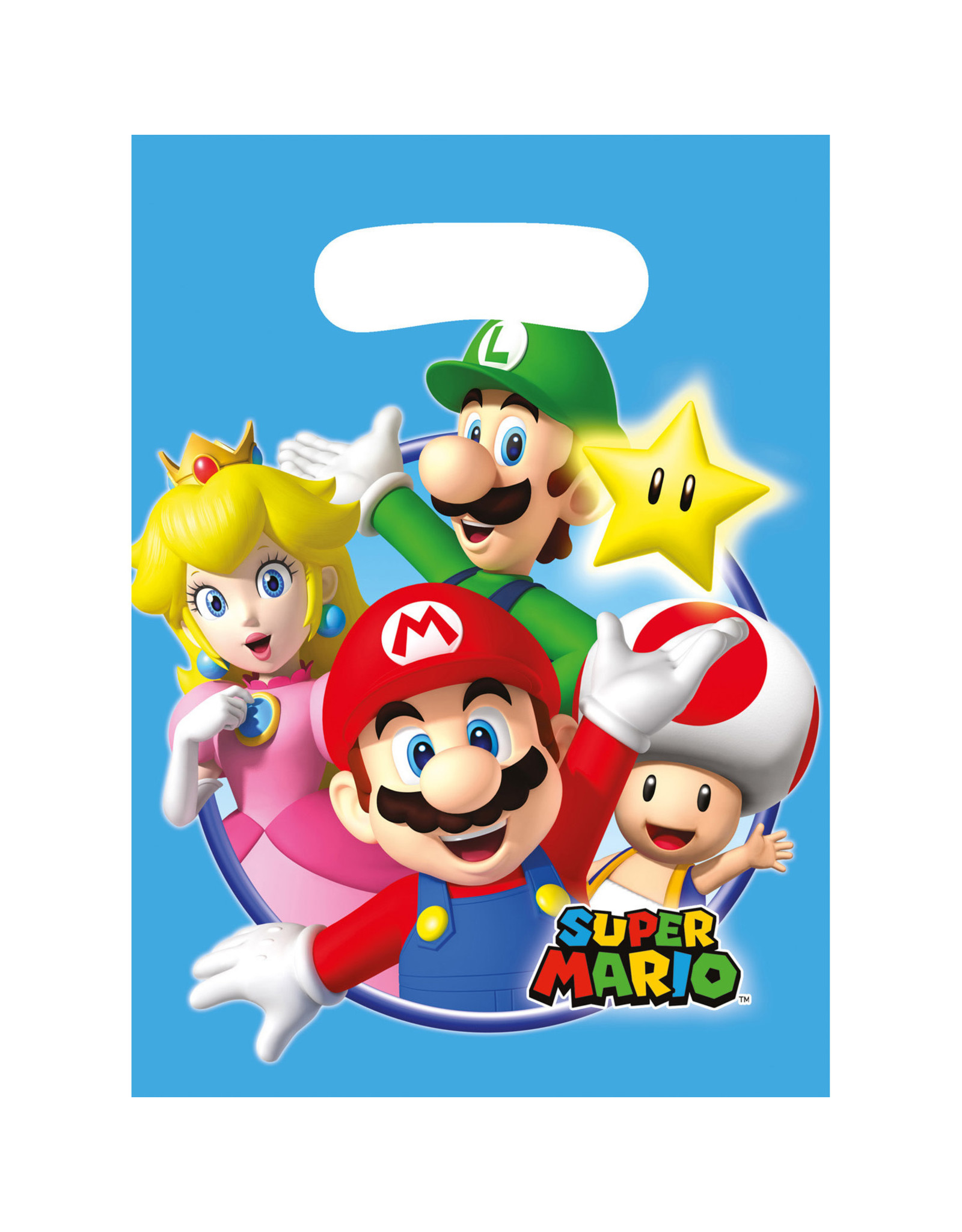 Super Mario uitdeelzakjes 8 stuks