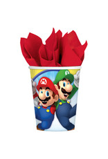 Super Mario kartonnen bekers 8 stuks