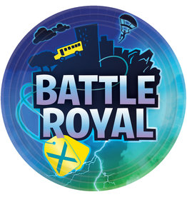 Amscan Battle royale borden 23 cm 8 stuks