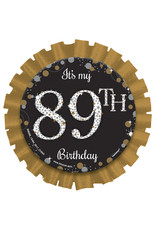 Sparkling birthday button DIY