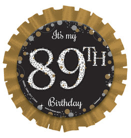 Sparkling birthday button DIY