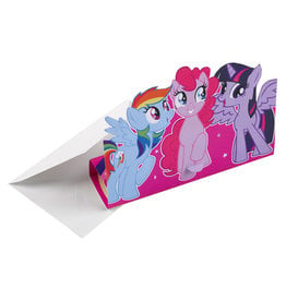 My little pony uitnodigingen 8 stuks