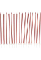 Rose gouden kaarsen deluxe 15 cm 16 stuks