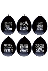 Party factory ballonnen drink quotes 6 stuks