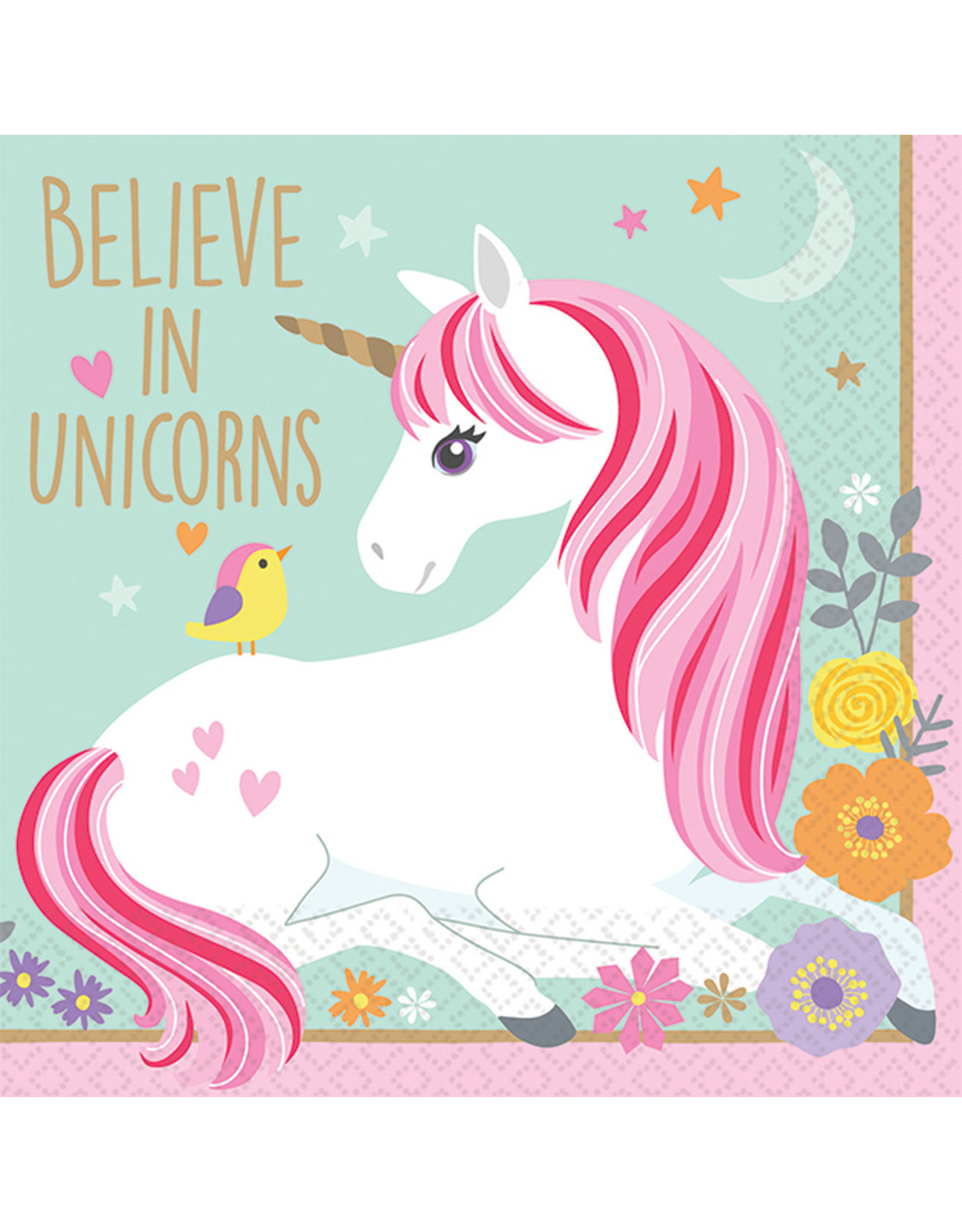 Unicorn servetten 25 cm 16 stuks