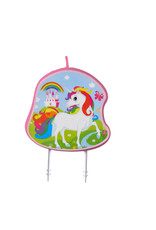 Unicorn kaars 9 cm hoog