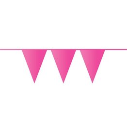 Vlaggenlijn fuchsia 10 meter