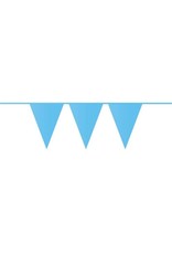 Vlaggenlijn baby blauw 10 meter