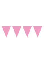 Mini vlaggenlijn baby roze 3 meter