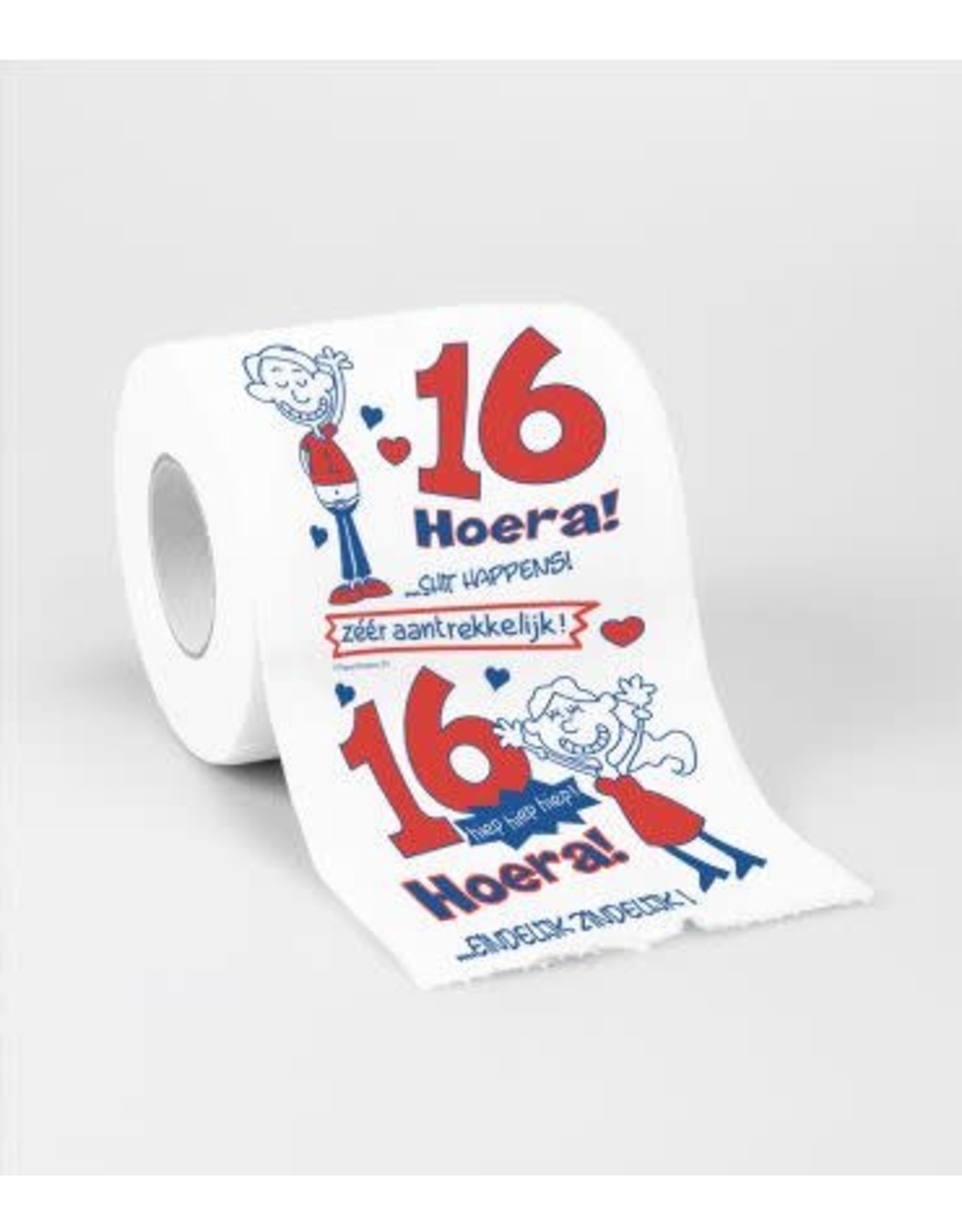 Toiletpapierrol 16 jaar