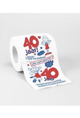 Toiletpapierrol 40 jaar vrouw