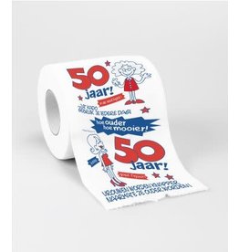 Toiletpapierrol 50 jaar vrouw