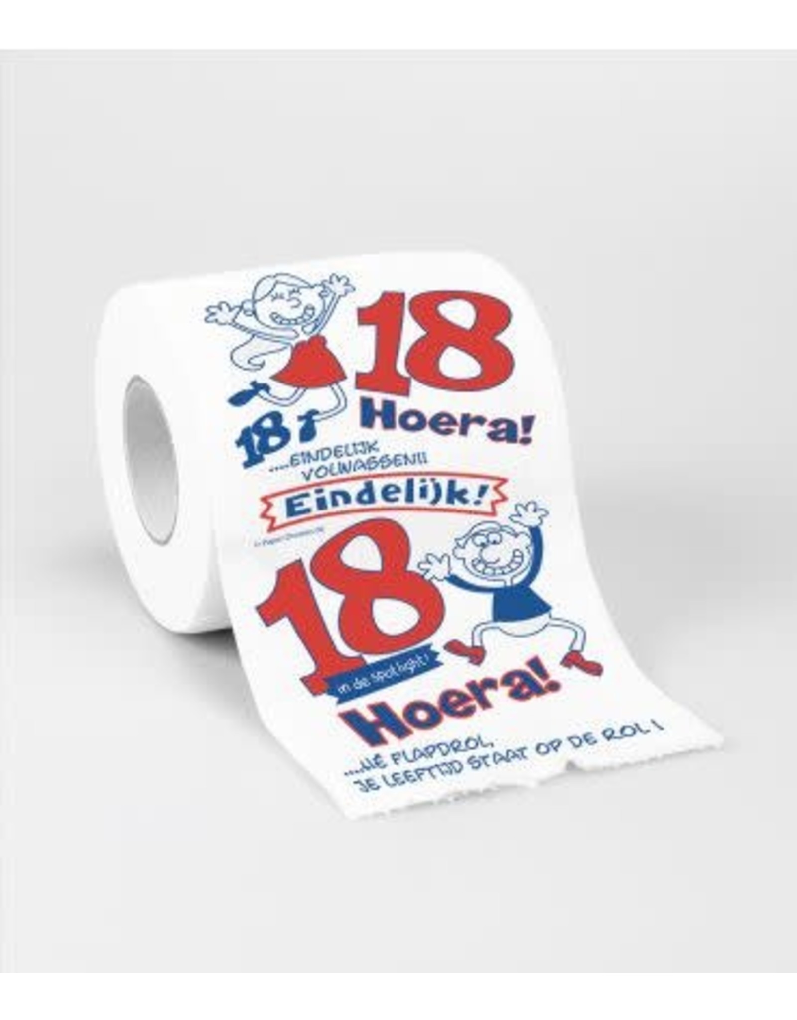 Toiletpapierrol 18 jaar