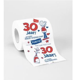 Toiletpapier nr 6 30 jaar man